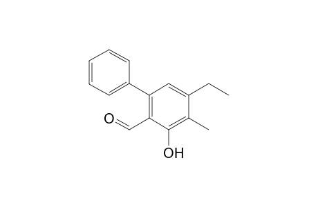 5-Ethyl-3-hydroxy-4-methylbiphenyl-2-carbaldehyde