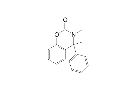 3,4-Dimethyl-4-phenyl-3,4-dihydro-1,3-benzo[e]-(1,3)-oxazin-2-one