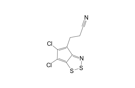 4-Cyanoethyl-5,6-dichlorocyclopenta[1,2,3]dithiazole