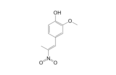4-Hydroxy-3-methoxy-.beta.-methyl-.beta.-nitrostyrene