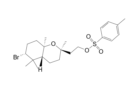(2.alpha.,4a.beta.,6.alpha.,8a.alpha.)-(.+-.)-6-Bromooctahydro-2,5,5,8a-tetramethyl-2H-1-benzopyran-2-ethanol 4-methylbenzenesulfonate