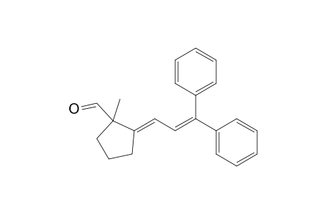 (E)-2-(3,3-Diphenylprop-2-enylidene)-1-methylcyclopentanecarbaldehyde