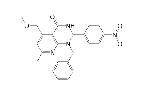 1-Benzyl-5-(methoxymethyl)-7-methyl-2-(4-nitrophenyl)-2,3-dihydropyrido[2,3-d]pyrimidin-4(1H)-one