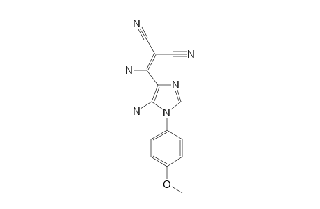 2-[amino-[5-amino-1-(4-methoxyphenyl)imidazol-4-yl]methylene]malononitrile