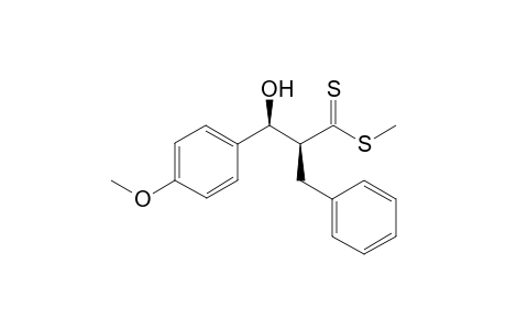 (2S,3S)-2-Benzyl-3-hydroxy-3-(4-methoxy-phenyl)-dithiopropionic acid methyl ester