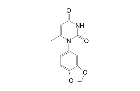 2,4(1H,3H)-Pyrimidinedione, 1-(1,3-benzodioxol-5-yl)-6-methyl-
