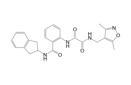 ethanediamide, N~1~-[2-[[(2,3-dihydro-1H-inden-2-yl)amino]carbonyl]phenyl]-N~2~-[(3,5-dimethyl-4-isoxazolyl)methyl]-