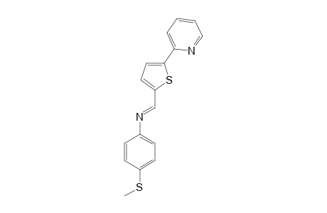 N-[5-(2-Pyridyl)-2-thienylmethylene]-4-methylthioaniline