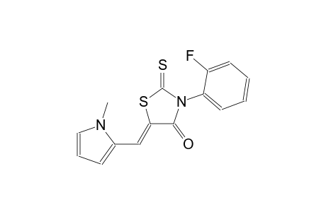 (5Z)-3-(2-fluorophenyl)-5-[(1-methyl-1H-pyrrol-2-yl)methylene]-2-thioxo-1,3-thiazolidin-4-one