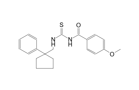 thiourea, N-(4-methoxybenzoyl)-N'-[(1-phenylcyclopentyl)methyl]-