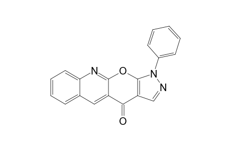 1-Phenylpyrazolo[4',3':5,6]pyrano[2,3-b]quinolin-4(1H)-one