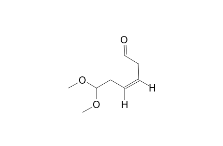 (Z)-6,6-dimethoxyhex-3-enal