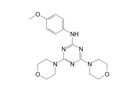 N-(4-methoxyphenyl)-4,6-dimorpholino-1,3,5-triazin-2-amine