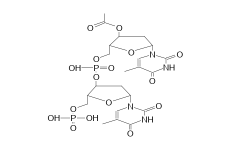 3'-O-ACETYL-5'-O-(5'-O-PHOSPHORYLDEOXYTHYMID-3-YLOXYPHOSPHORYL)DEOXYTHYMIDINE