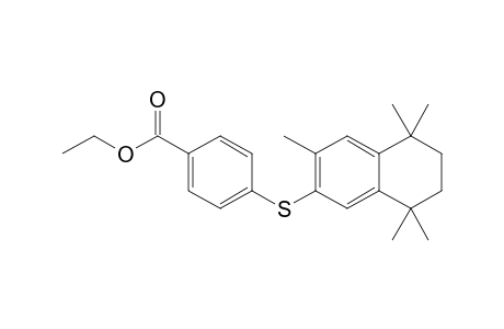 4-[(1,1,4,4,7-pentamethyltetralin-6-yl)thio]benzoic acid ethyl ester