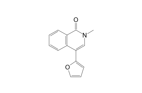 4-(2-furanyl)-2-methyl-1-isoquinolinone