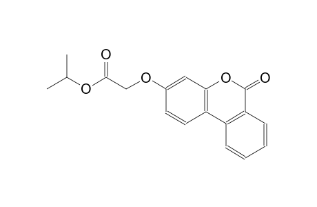 Acetic acid, [(6-oxo-6H-dibenzo[b,d]pyran-3-yl)oxy]-, 1-methylethyl ester