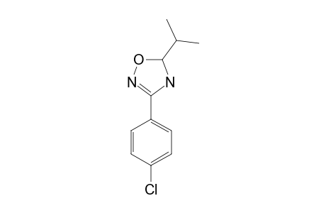 5-ISOPROPYL-3-(4-CHLOROPHENYL)-4,5-DIHYDRO-1,2,4-OXADIAZOLE