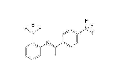2-Trifluoromethyl-N-[{1'-(4"-trifluoromethyl)phenyl]ethylidene}aniline