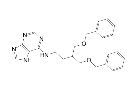 Adenine, N-[4-(benzyloxy)-3-[(benzyloxy)methyl]butyl]-