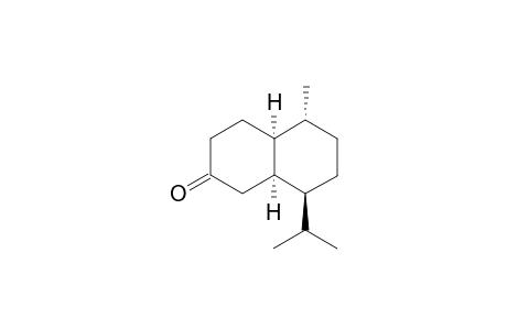 (4aS,5R,8S,8aR)-5-methyl-8-propan-2-yl-3,4,4a,5,6,7,8,8a-octahydro-1H-naphthalen-2-one