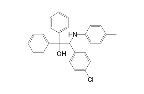 1,1-Diphenyl-2-[(4"-methylpheny)amino]-2-(4'-chlorophenyl)ethanol