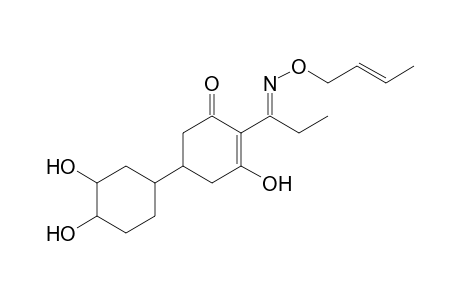 2-Cyclohexen-1-one, 2-[1-[(2-butenyloxy)imino]propyl]-5-(3,4-dihydroxycyclohexyl)-3-hydroxy-