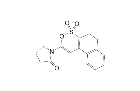 2-Pyrrolidinone, 1-(5,6-dihydronaphth[2,1-c][1,2]oxathiin-2-yl)-, S,S-dioxide