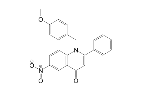 1-(4-Methoxybenzyl)-6-nitro-2-phenylquinolin-4(1H)-one