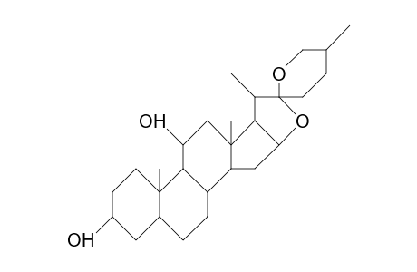 (25R)-5a-Spirostane-3b,11a-diol