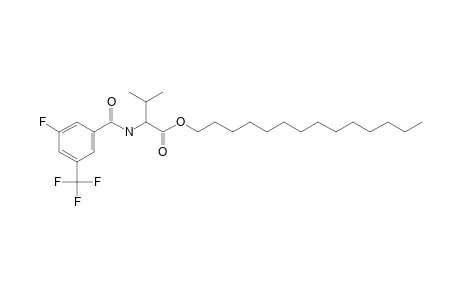 L-Valine, N-(3-fluoro-5-trifluoromethylbenzoyl)-, tetradecyl ester