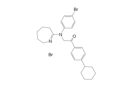 2-[(4-bromo-phenyl)-(4,5,6,7-tetrahydro-3H-azepin-2-yl)-amino]-1-(4-cyclohexyl-phenyl)-ethanone