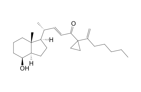 (22E)-Des-A,B-25-(1-methylene-hexyl)-24-oxo-26,27-cyclo-22-dehydrocholestane-8.beta.-ol