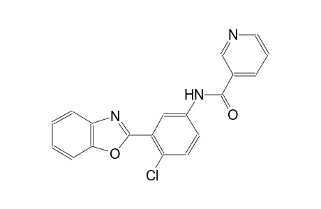 3-pyridinecarboxamide, N-[3-(2-benzoxazolyl)-4-chlorophenyl]-