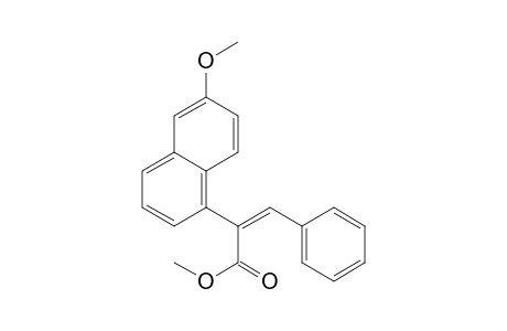 Methyl ester of 6-Methoxy-.alpha.-(phenylmethylene)-1-naphthalene acetic acid