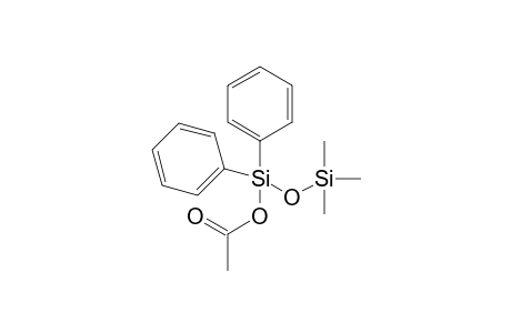 1-acetoxy-3,3,3-trimethyl-1,1-diphenyldisiloxane