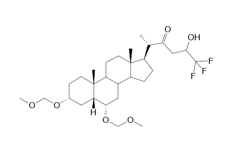 3.alpha.,6.alpha.-Bis(methoxymethoxy)-26,27-dinor-24-(trifluoromethyl)-5.beta.-cholestan-22-one-23-ol