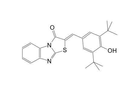 (2Z)-2-(3,5-ditert-butyl-4-hydroxybenzylidene)[1,3]thiazolo[3,2-a]benzimidazol-3(2H)-one