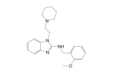 N-(2-methoxybenzyl)-1-[2-(1-piperidinyl)ethyl]-1H-benzimidazol-2-amine