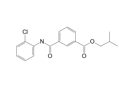 Isophthalic acid, monoamide, N-(2-chlorophenyl)-, isobutyl ester