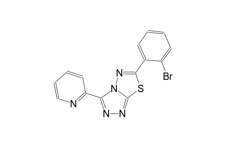 [1,2,4]triazolo[3,4-b][1,3,4]thiadiazole, 6-(2-bromophenyl)-3-(2-pyridinyl)-