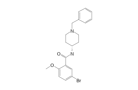 N-[1-(benzyl)-4-piperidyl]-5-bromo-2-methoxy-benzamide
