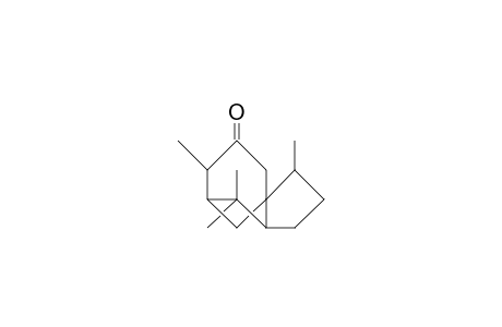 2,6,6,8b-Tetramethyl-tricyclo(5.3.1/1,7/.0/1,5/)undecan-9-one