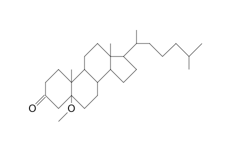 5-Methoxy-5a-cholestan-3-one