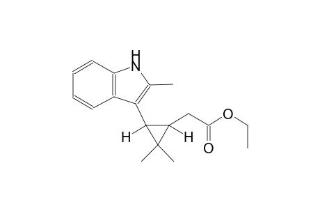 ethyl [(1R,3S)-2,2-dimethyl-3-(2-methyl-1H-indol-3-yl)cyclopropyl]acetate