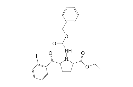 Ethyl 1-{[2'-(benzyloxy)carbonyl]amino-5-(iodobenzoyl)pyrrolidine}-2-carboxylate