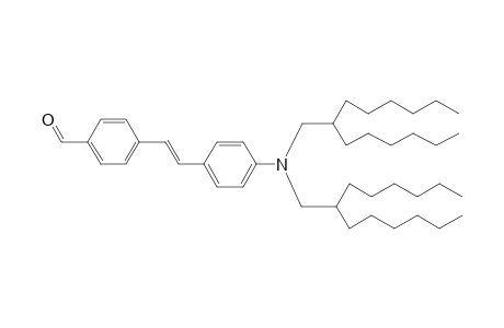 4-[(E)-2-[4-(bis(2-hexyloctyl)amino)phenyl]ethenyl]benzaldehyde