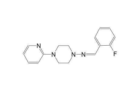 1-piperazinamine, N-[(Z)-(2-fluorophenyl)methylidene]-4-(2-pyridinyl)-