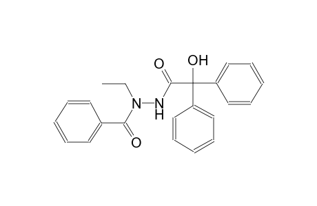 N-ethyl-N'-[hydroxy(diphenyl)acetyl]benzohydrazide