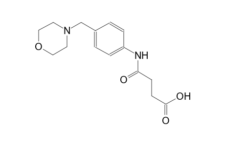 4-[4-(4-morpholinylmethyl)anilino]-4-oxobutanoic acid